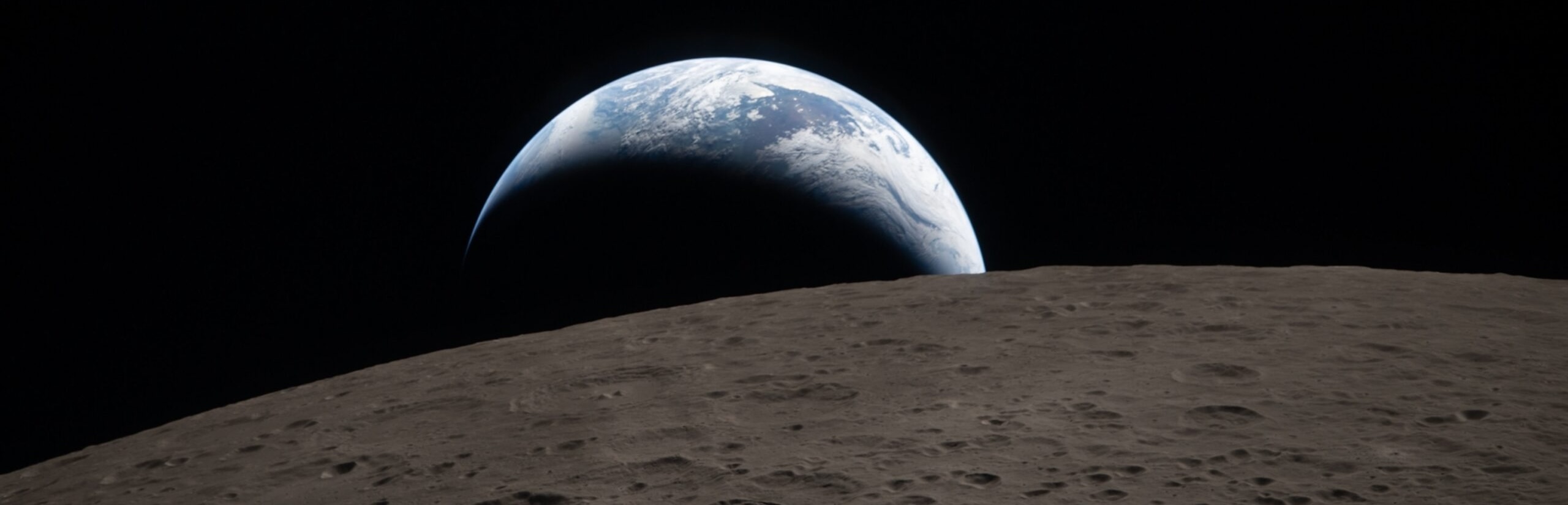 Earth from the moon.